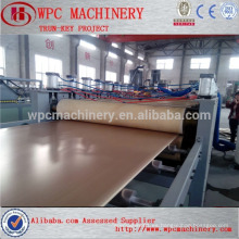 El PVC agrega el tablero compuesto WPC de madera que hace la línea de producción / el tablero de WPC del PVC que hace la máquina